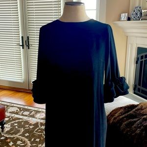 Club Monaco shift dress with ruffled sleeves